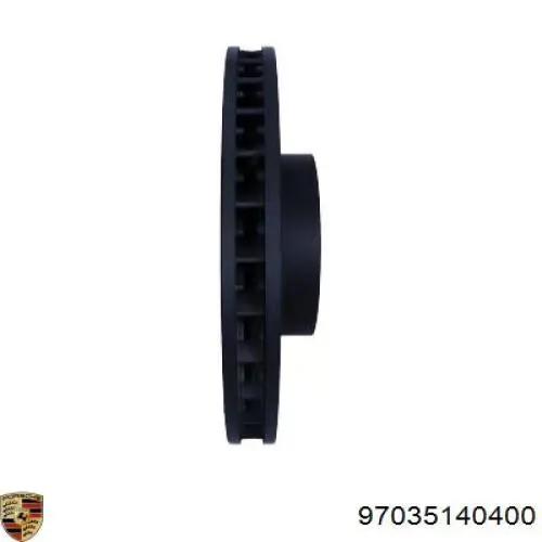 97035140400 Porsche Диск тормозной передний