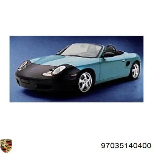 97035140400 Porsche Диск тормозной передний
