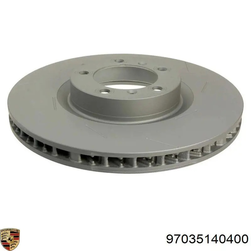 Передние тормозные диски 97035140400 Porsche