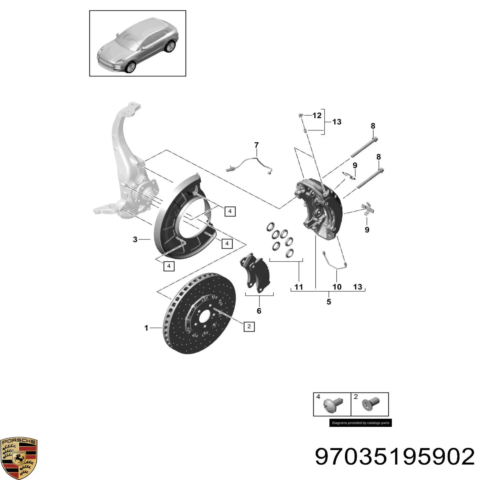  97035195902 Porsche