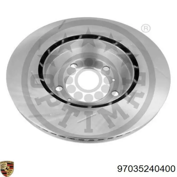 Купить 97035240400 Porsche Диск тормозной задний