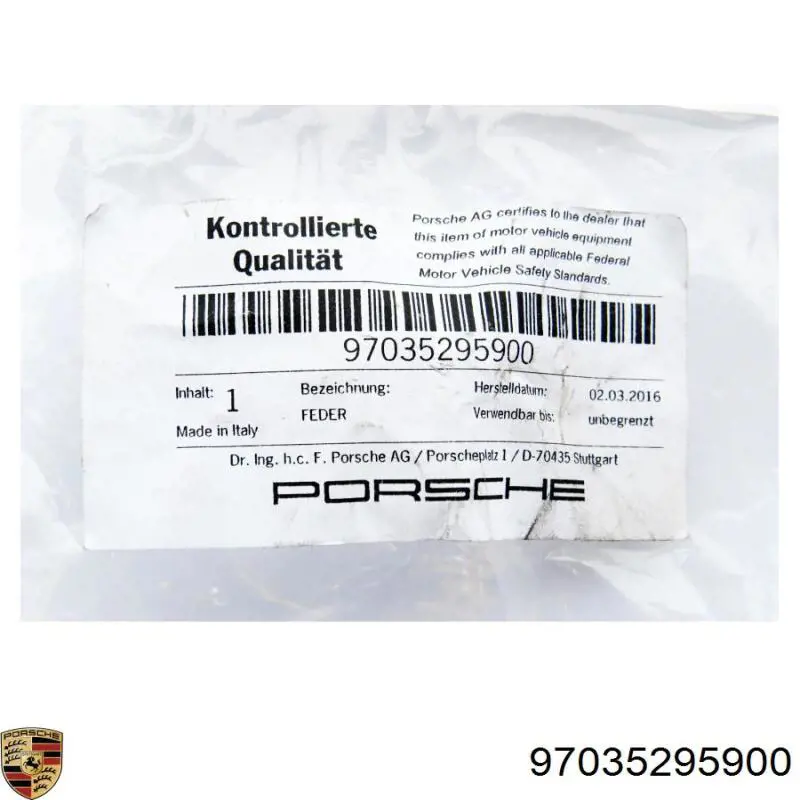 97035295900 Porsche