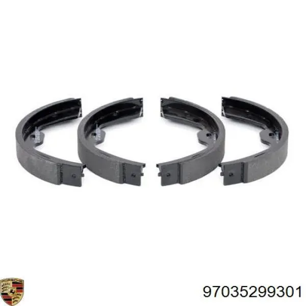 Тормозные колодки стояночного тормоза Porsche 97035299301 цена, от 39.78 USD