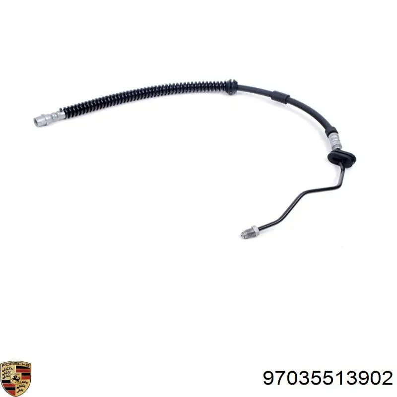 Купить 97035513902 Porsche Шланг тормозной передний