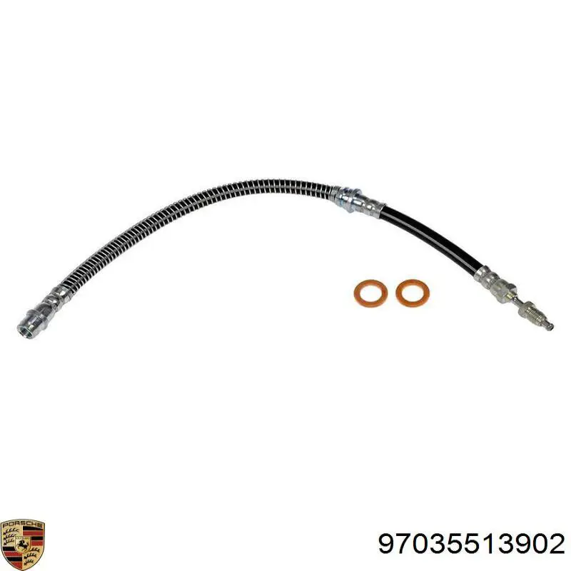 Шланг тормозной передний Porsche 97035513902 цена, от 12.75 USD