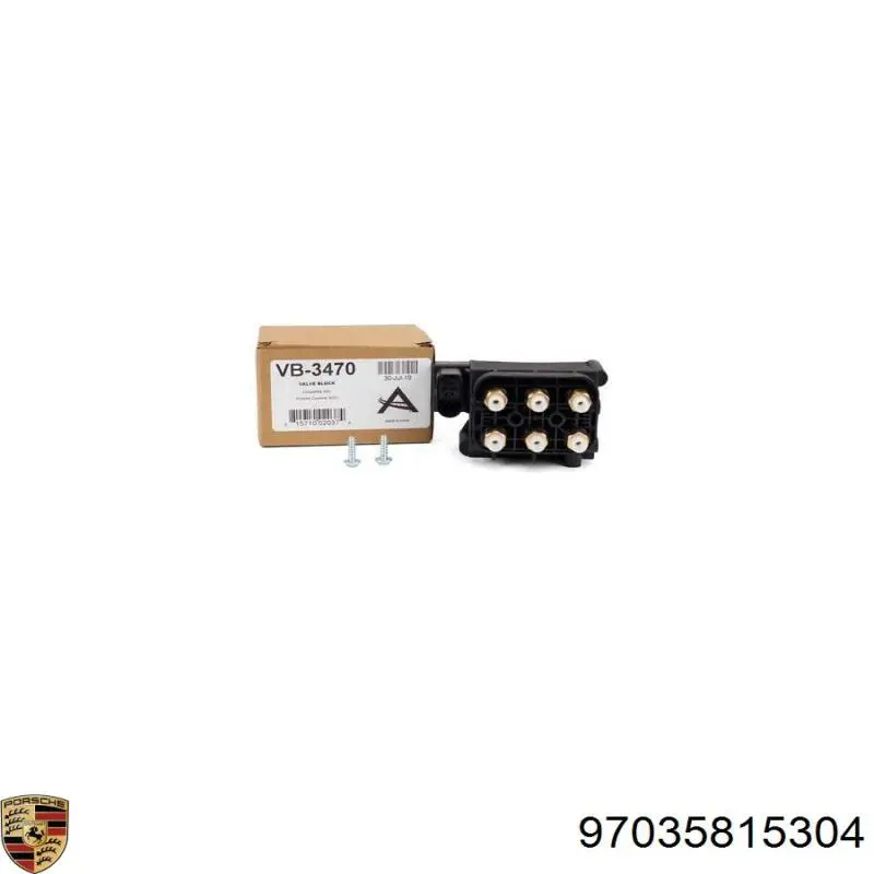 Блок шинных кранов Porsche 97035815304 цена, от 102.78 USD