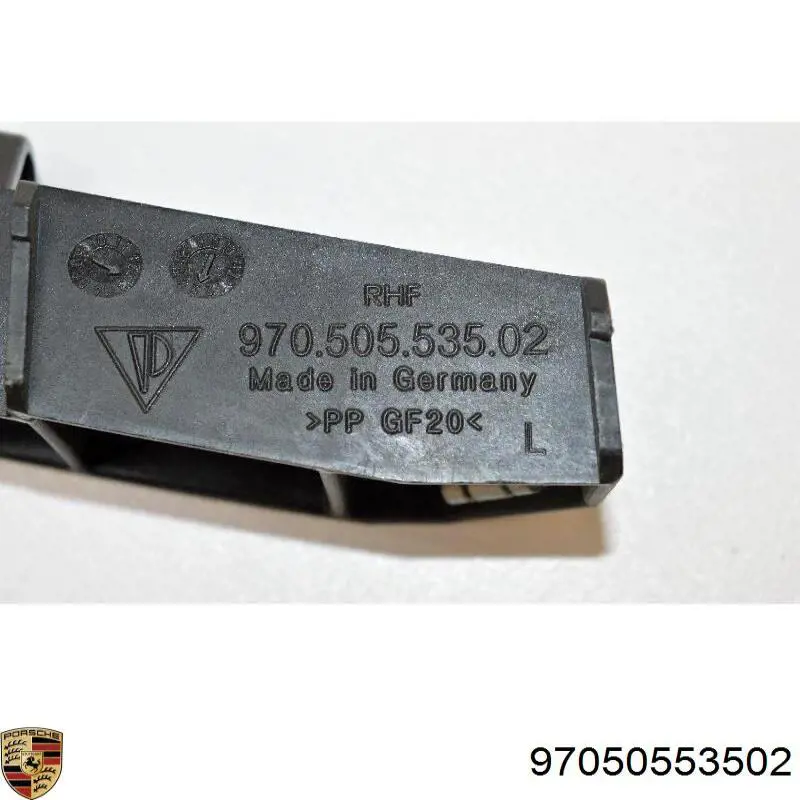 97050553502 Porsche Левое крепление переднего бампера