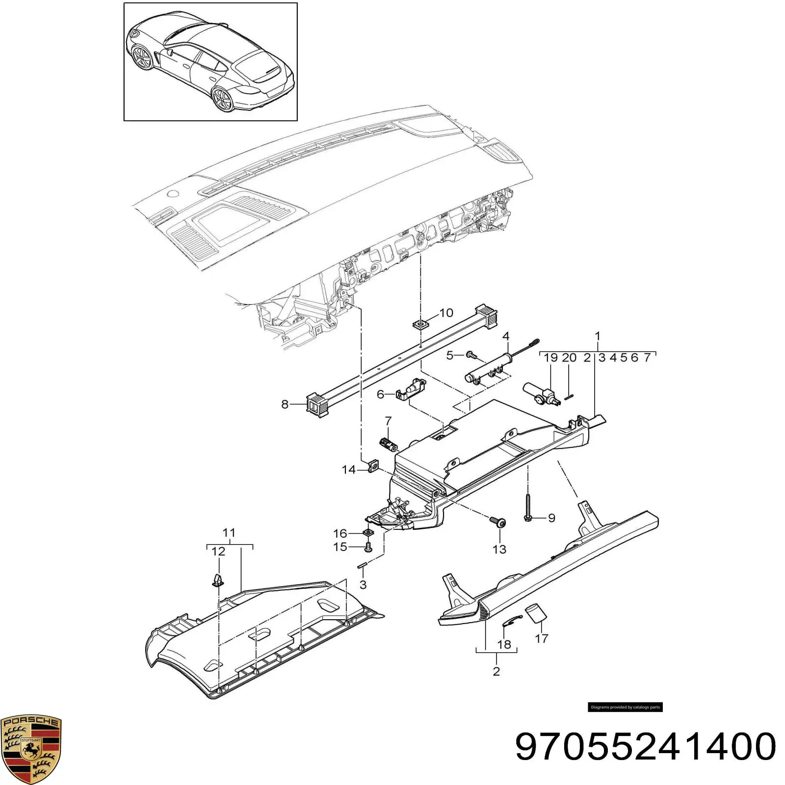 97055241400 Porsche 