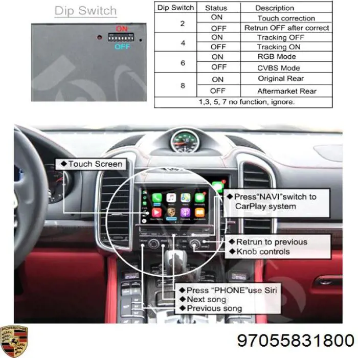 Купить 97055831800 Porsche 