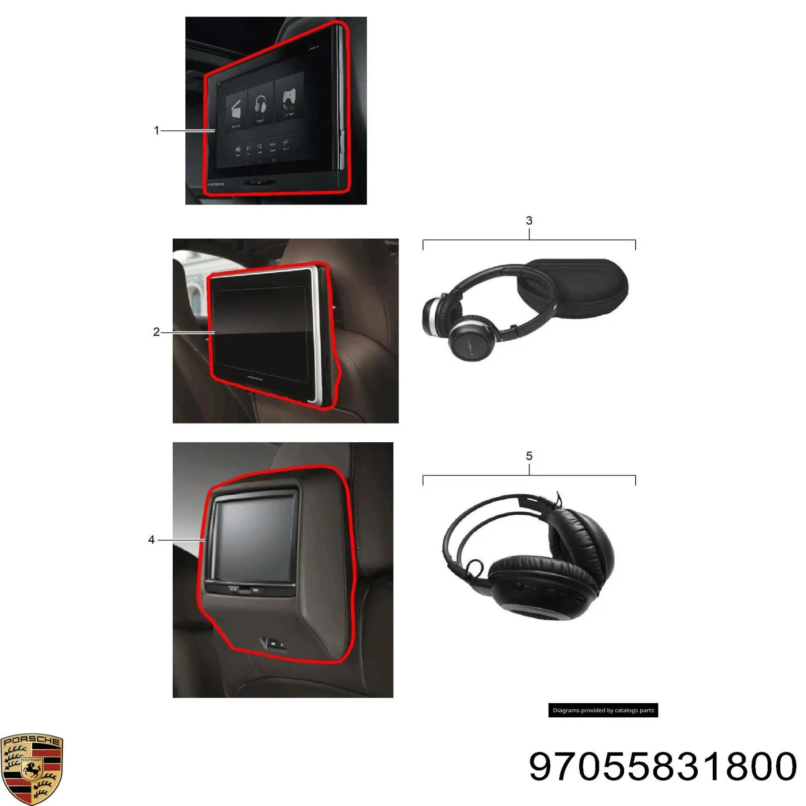 97055831800 Porsche 