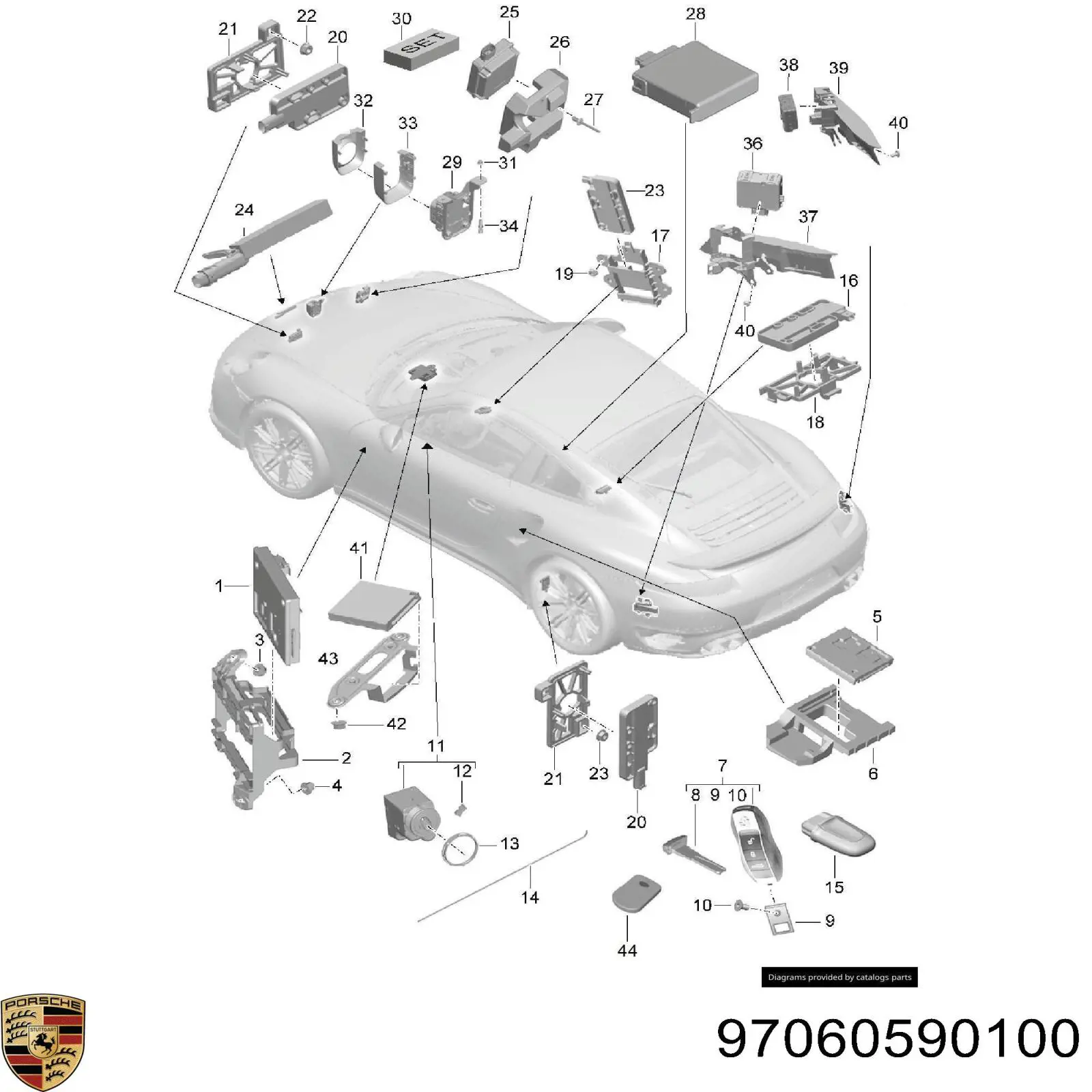 Купить 97060590100 Porsche 