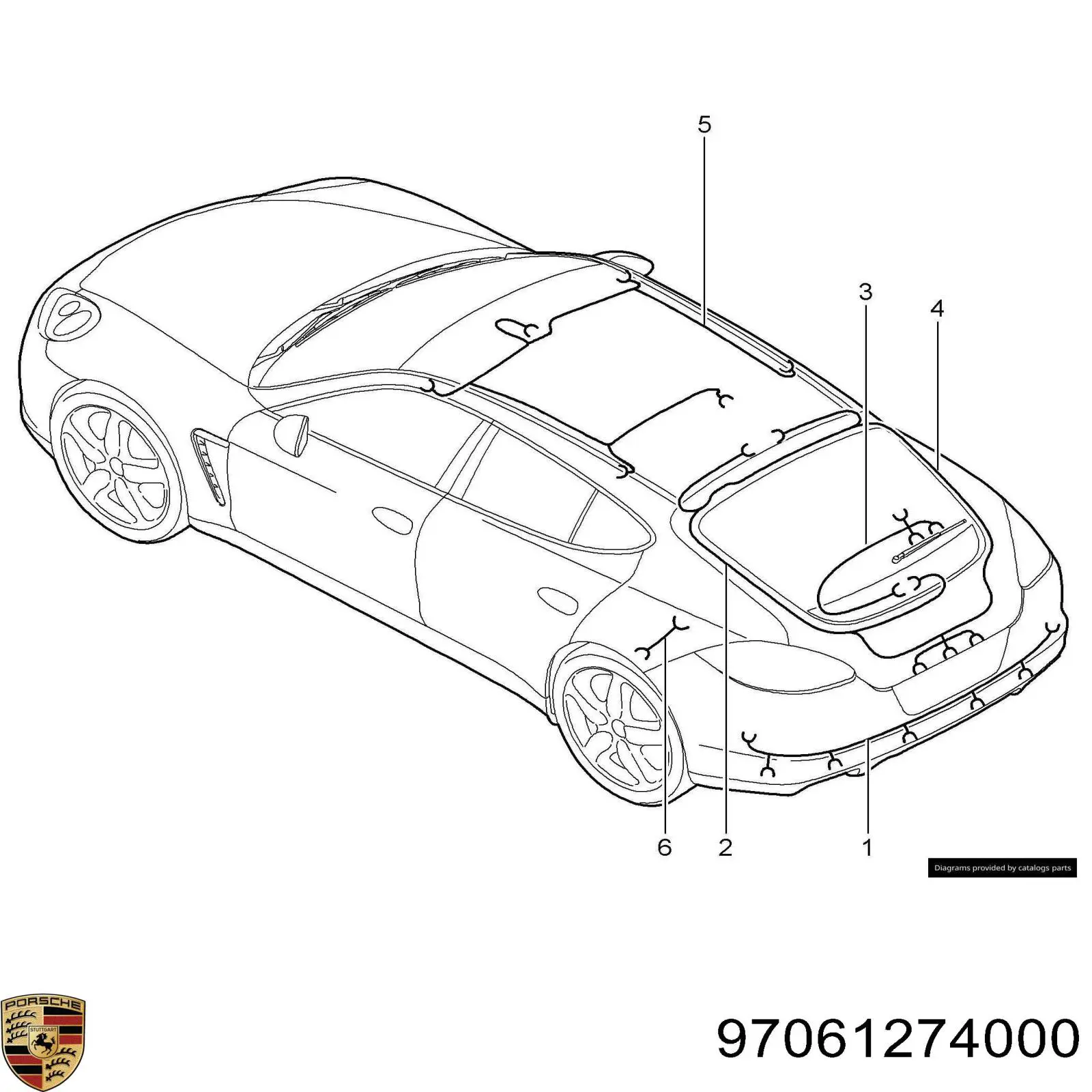  97061274002 Porsche