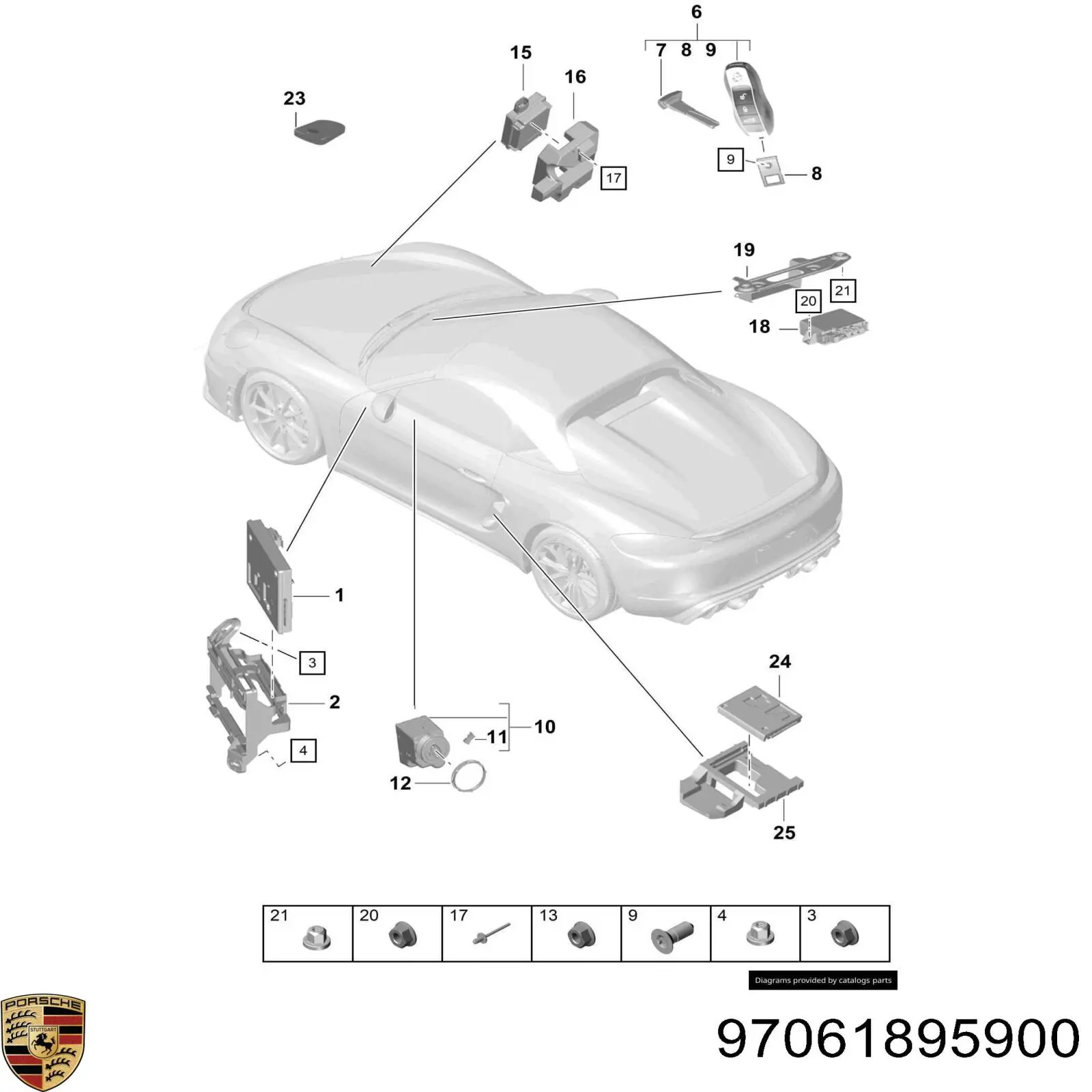  Porsche 97061895900 цена, от 26.72 USD