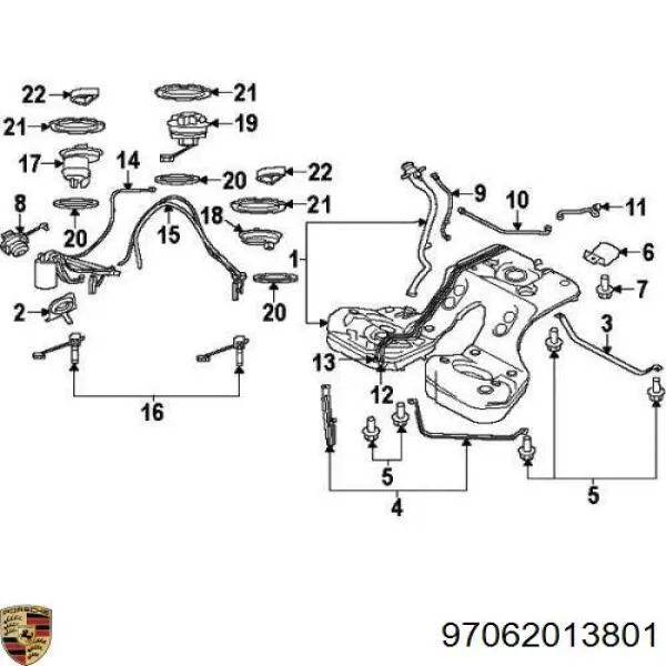  97062013802 Porsche