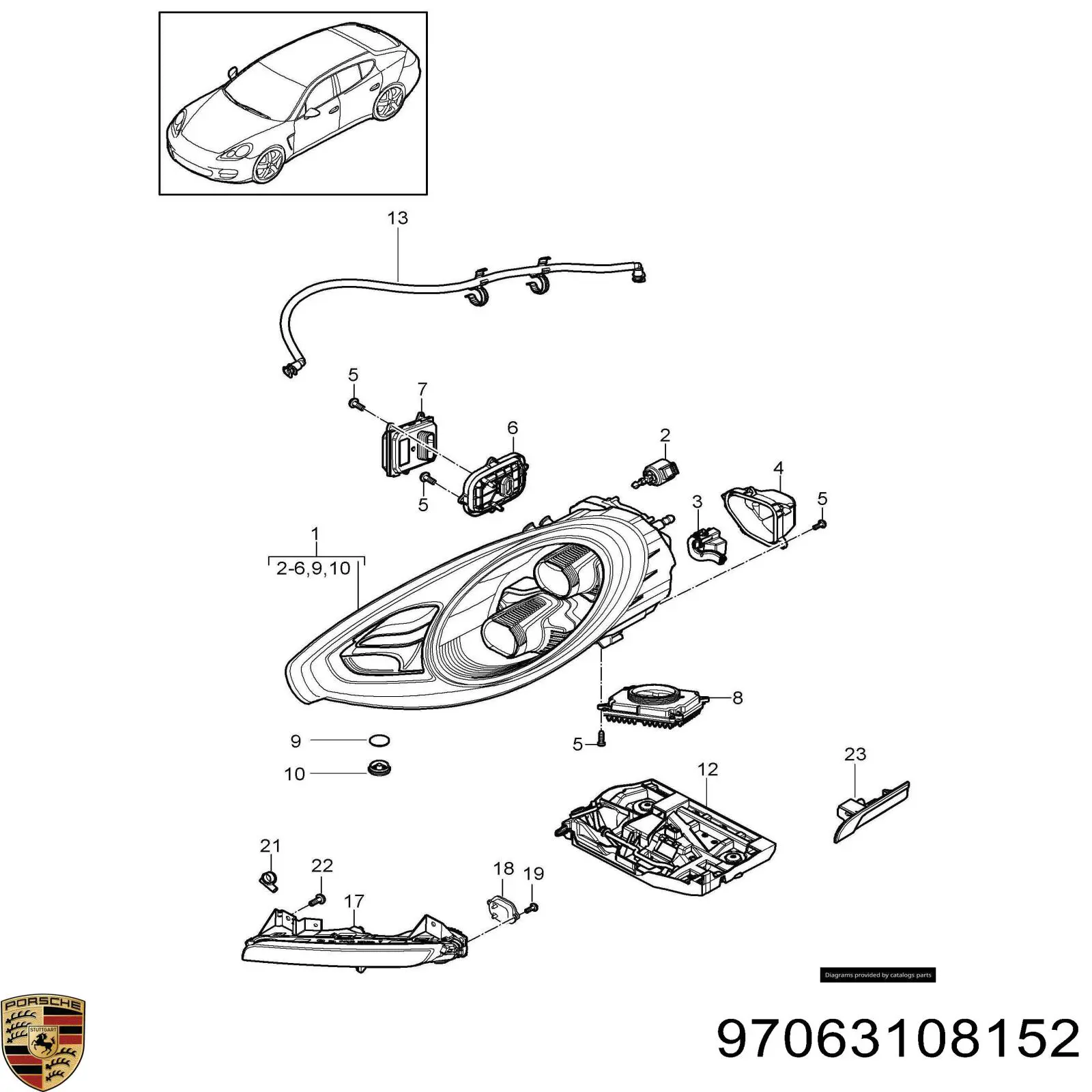 97063108152 Porsche 