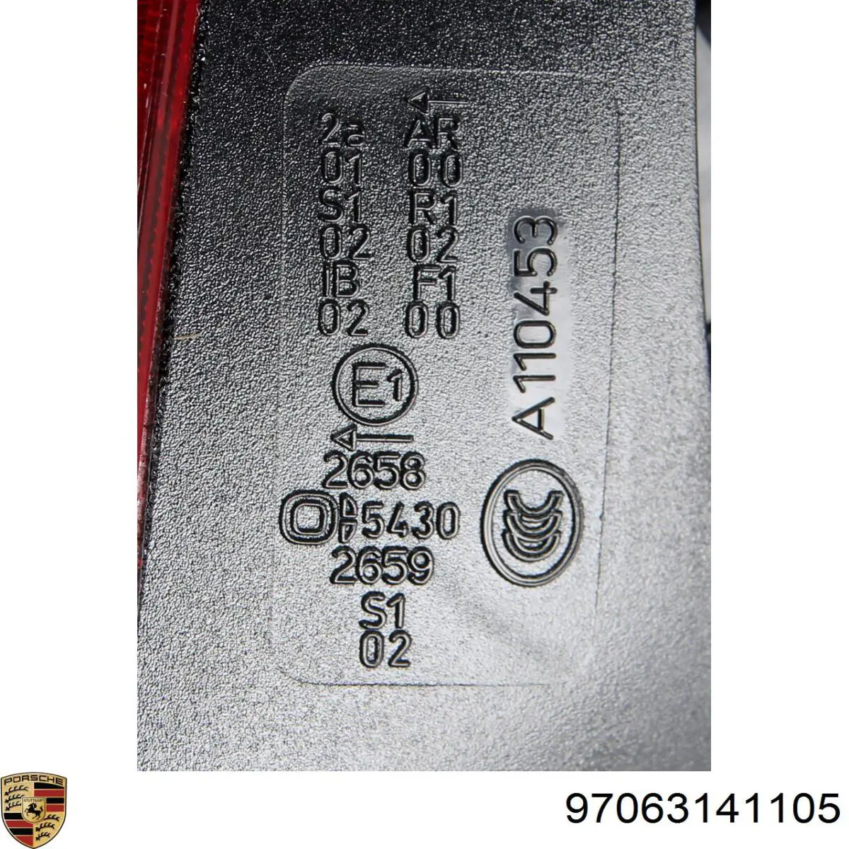 Фонарь задний левый 97063141105 Porsche