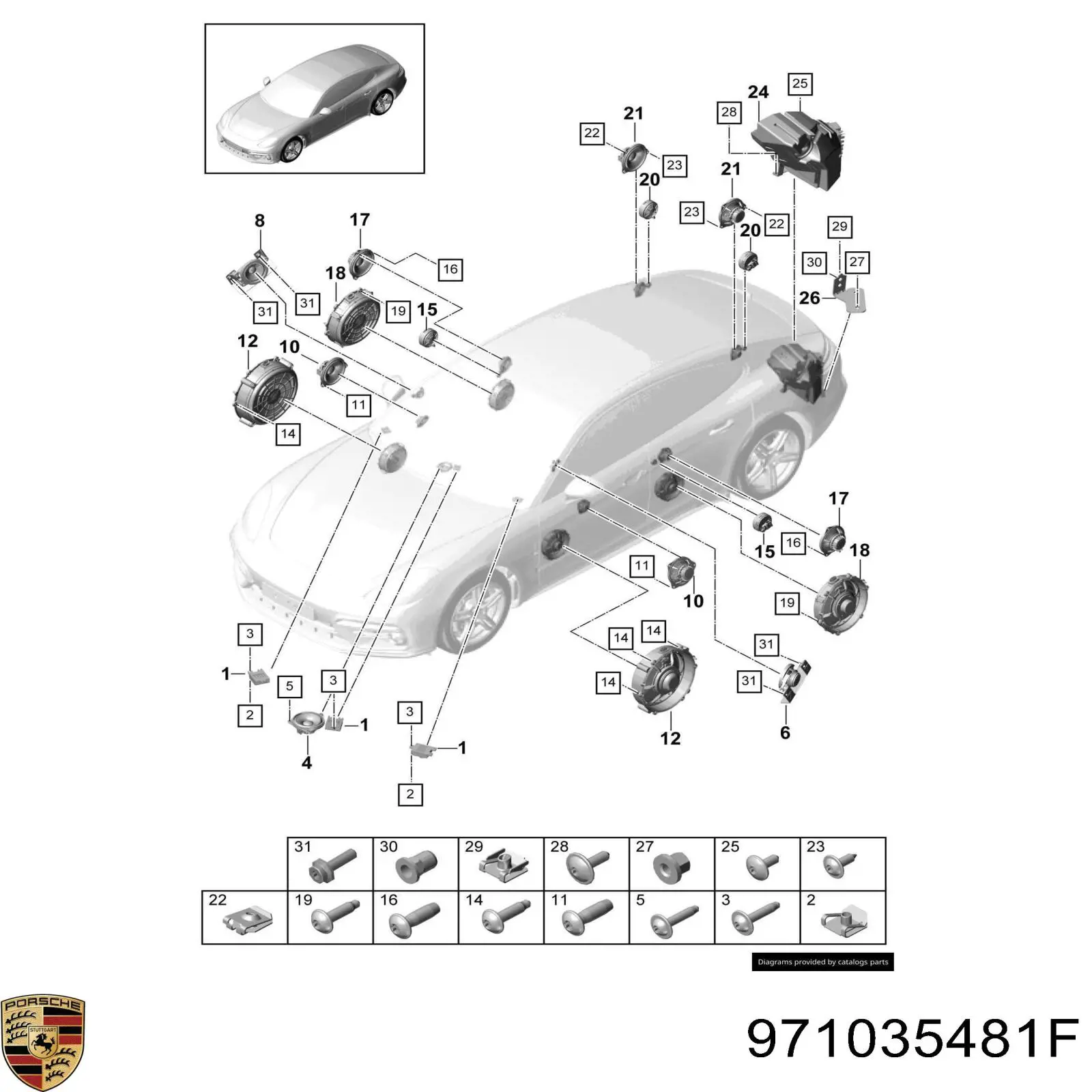 971035481F Porsche 