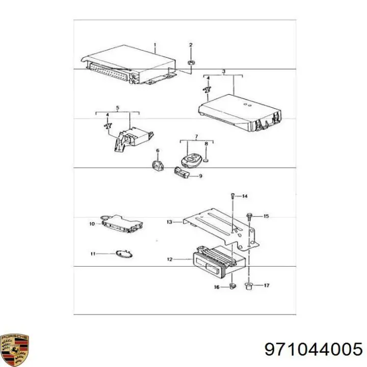  Porsche 971044005
