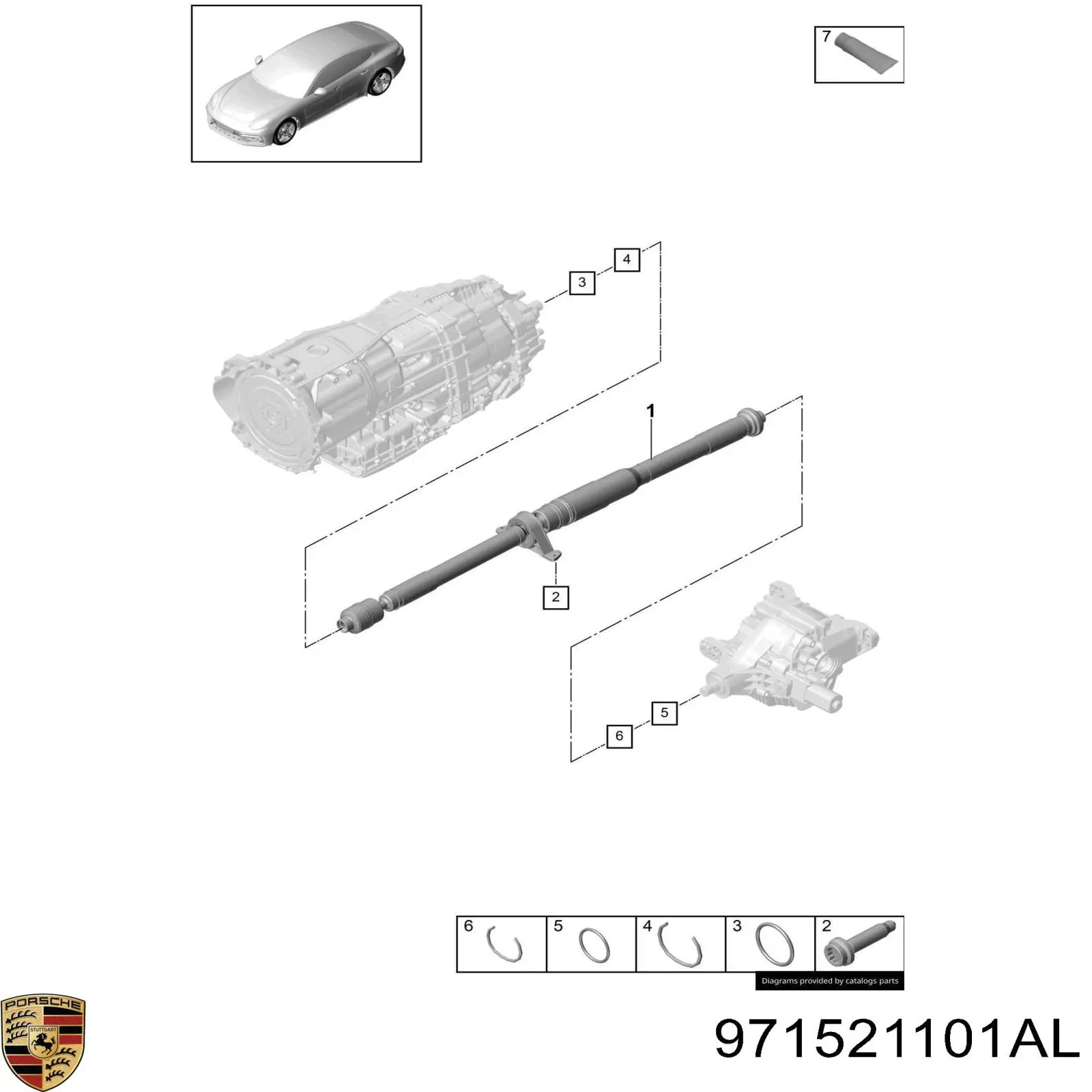  971521101AE Porsche