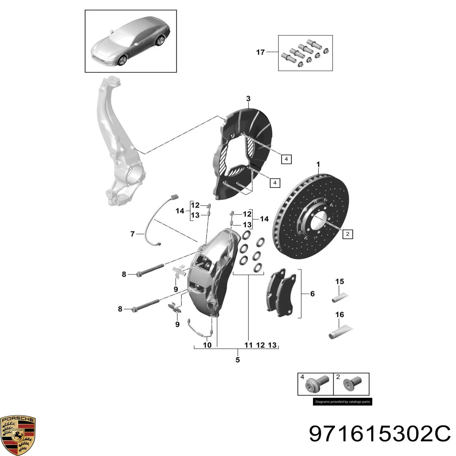  971615302C Porsche