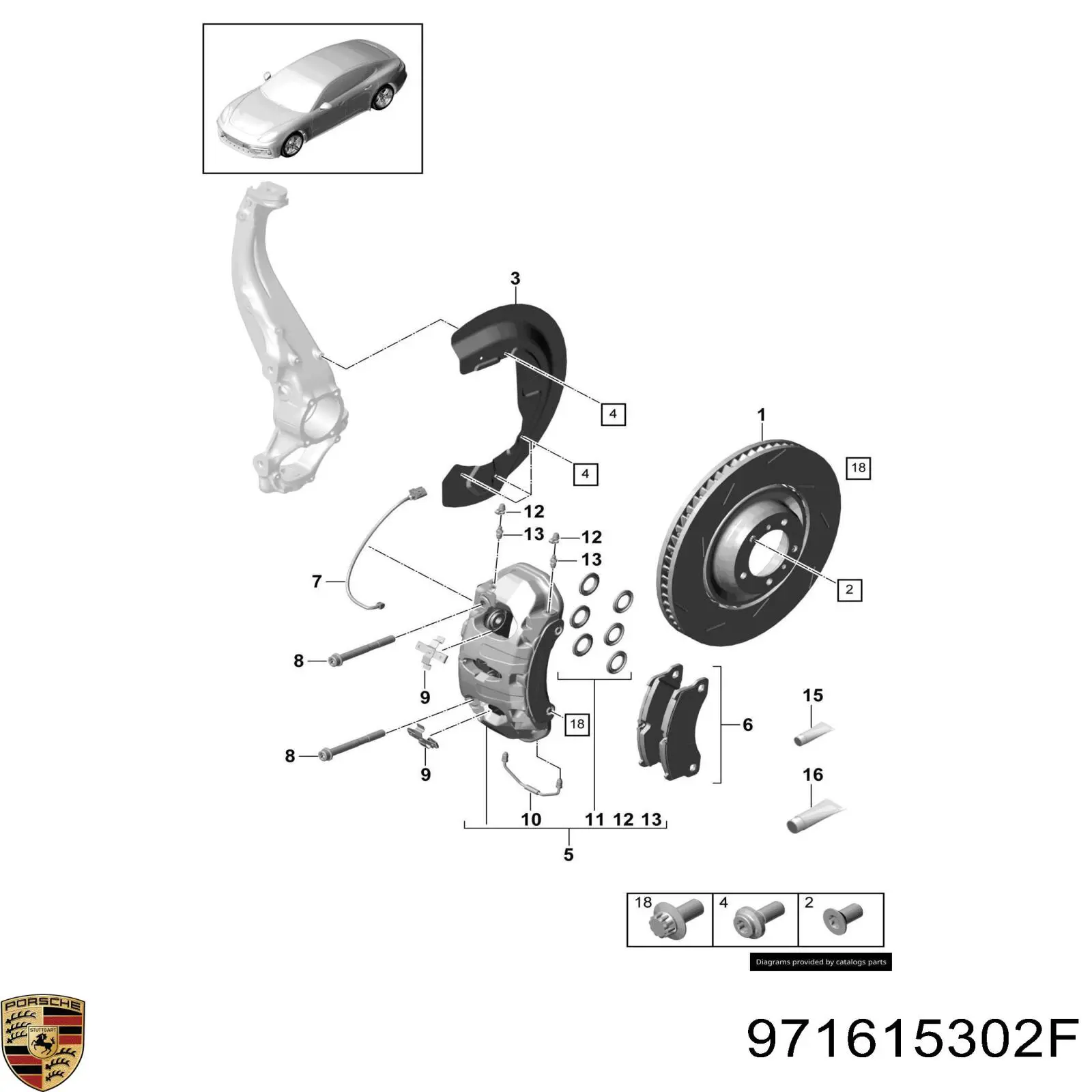  Porsche 971615302F цена, от 262.38 USD