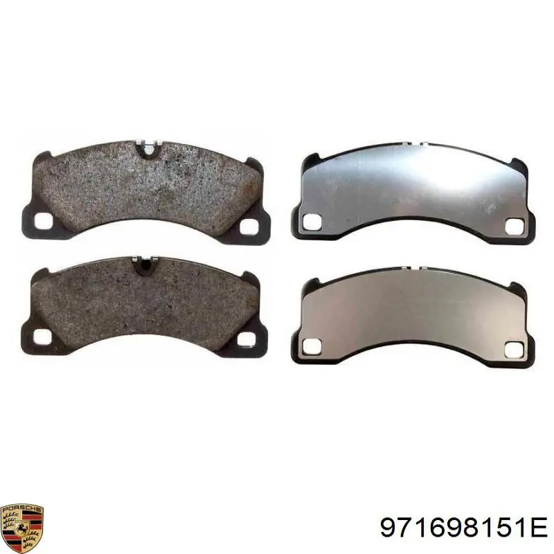 Купить 971698151E Porsche Колодки тормозные