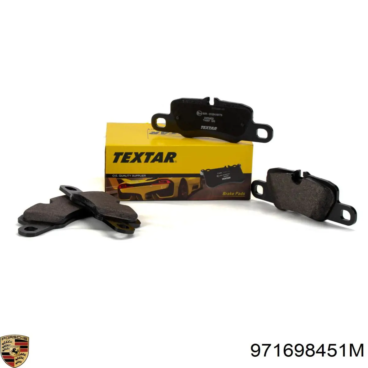 Купить 971698451M Porsche Колодки тормозные задние, дисковые
