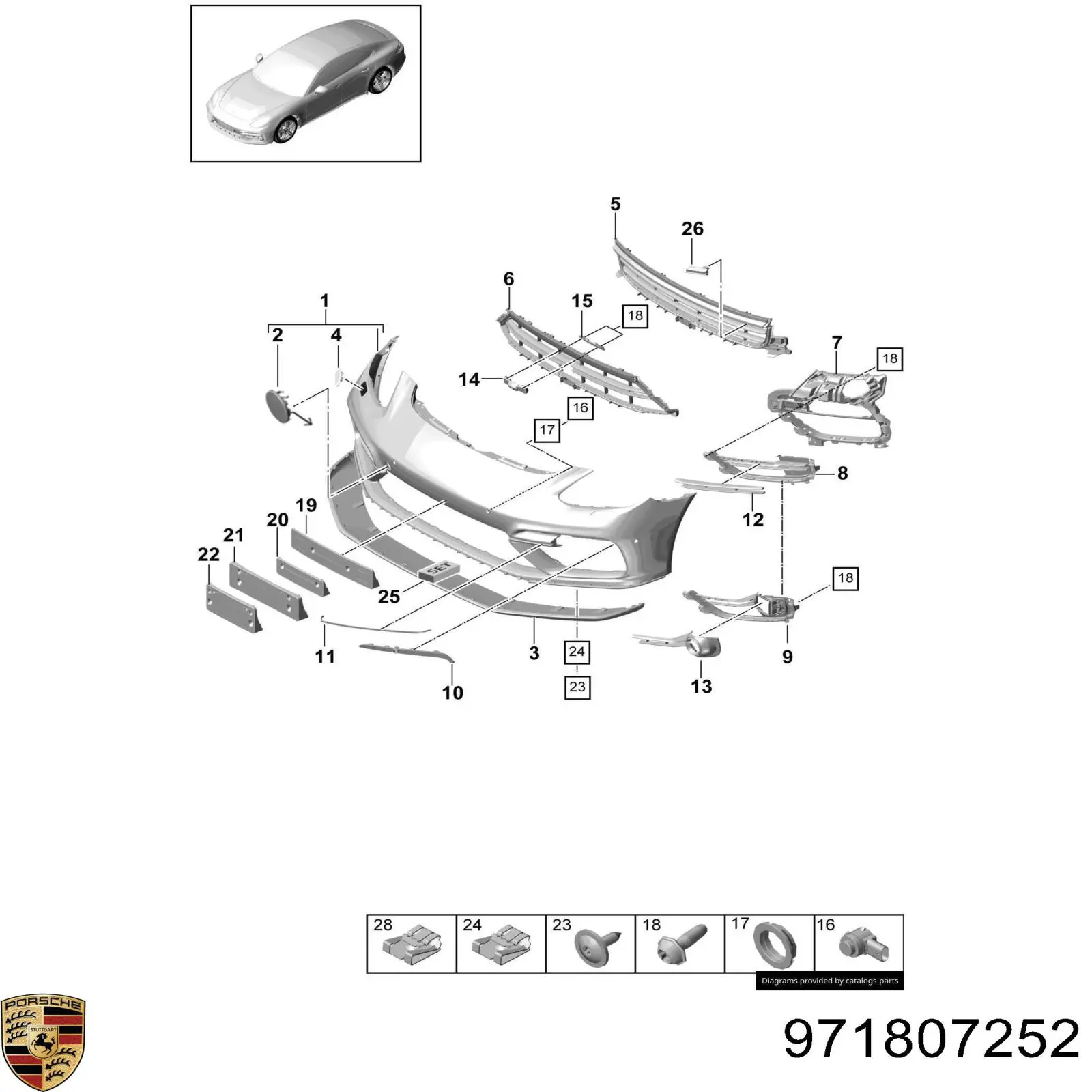  Porsche 971807252 цена, от 38.01 USD