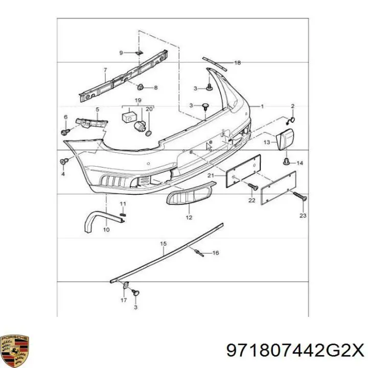 971807442G2X Porsche 
