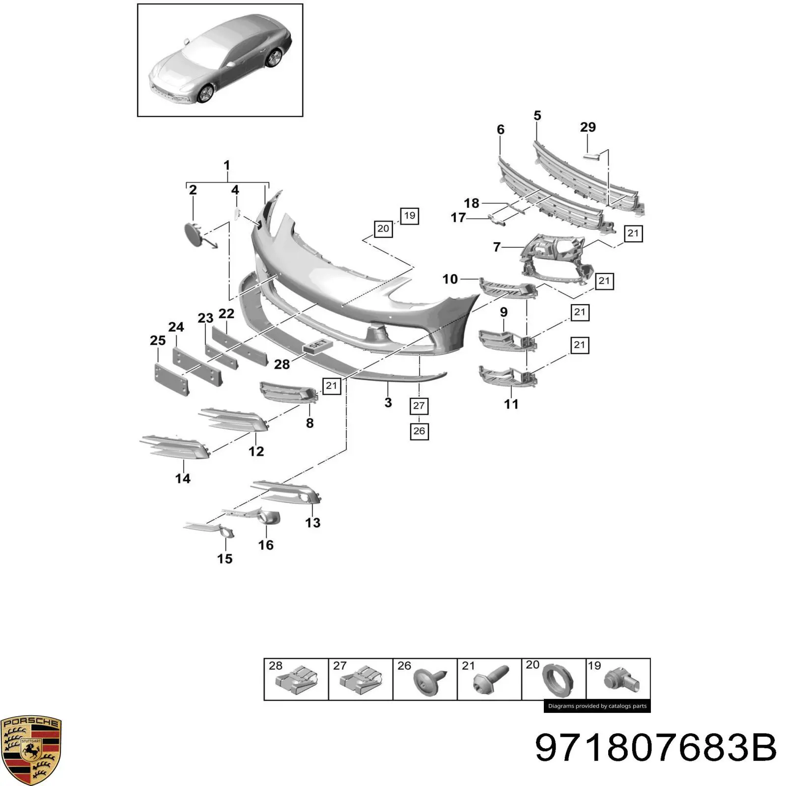  971807683B Porsche