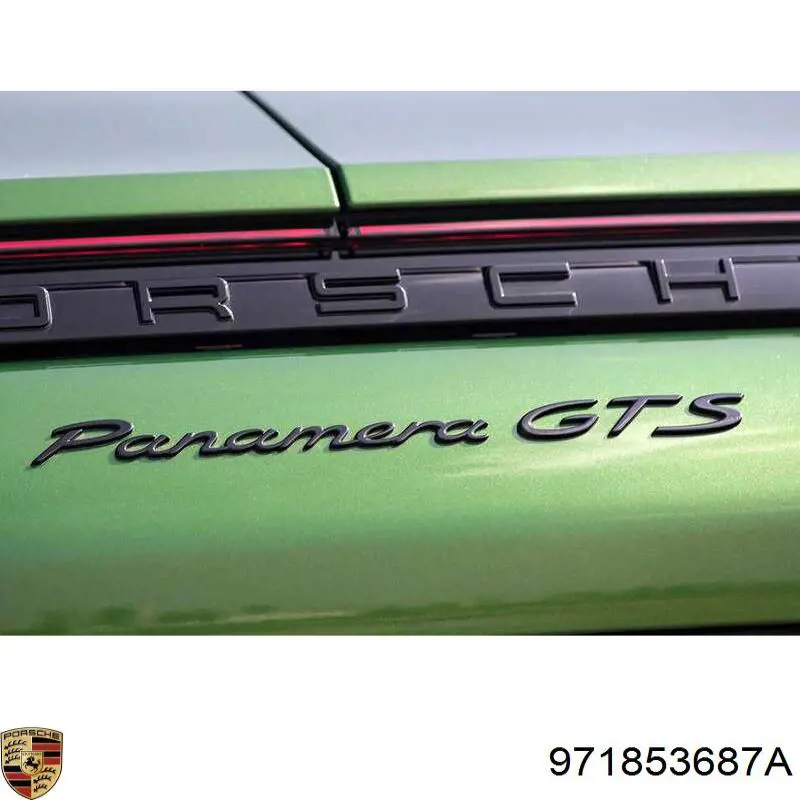 Эмблема крышки багажника 971853687A Porsche