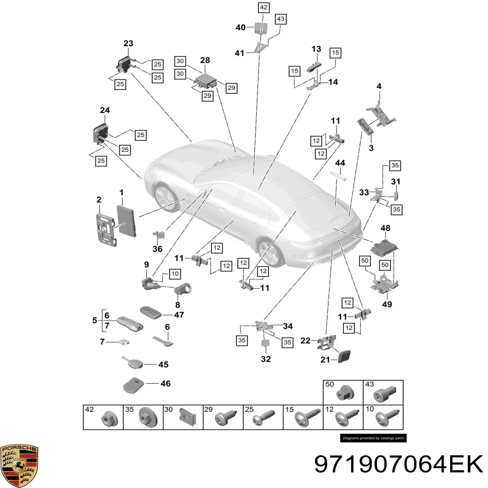  Porsche 971907064EK цена, от 268.36 USD