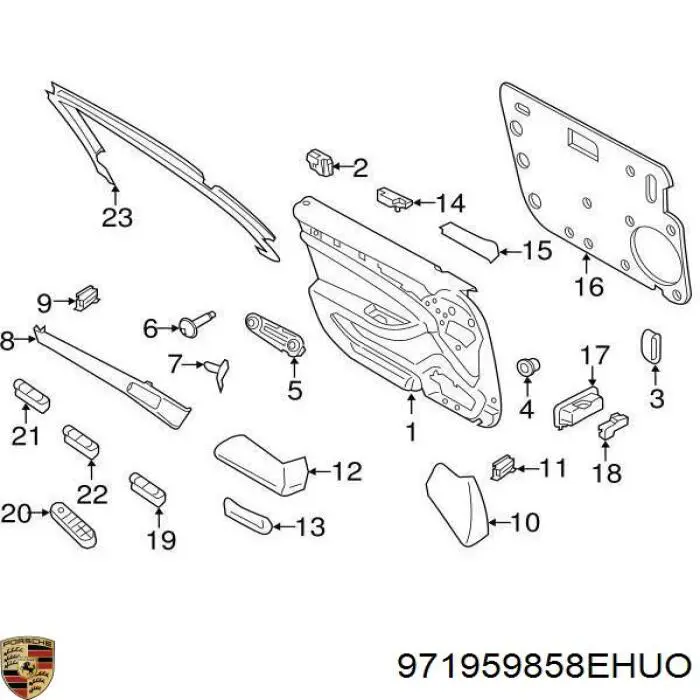  Porsche 971959858EHUO цена, от 361.71 USD