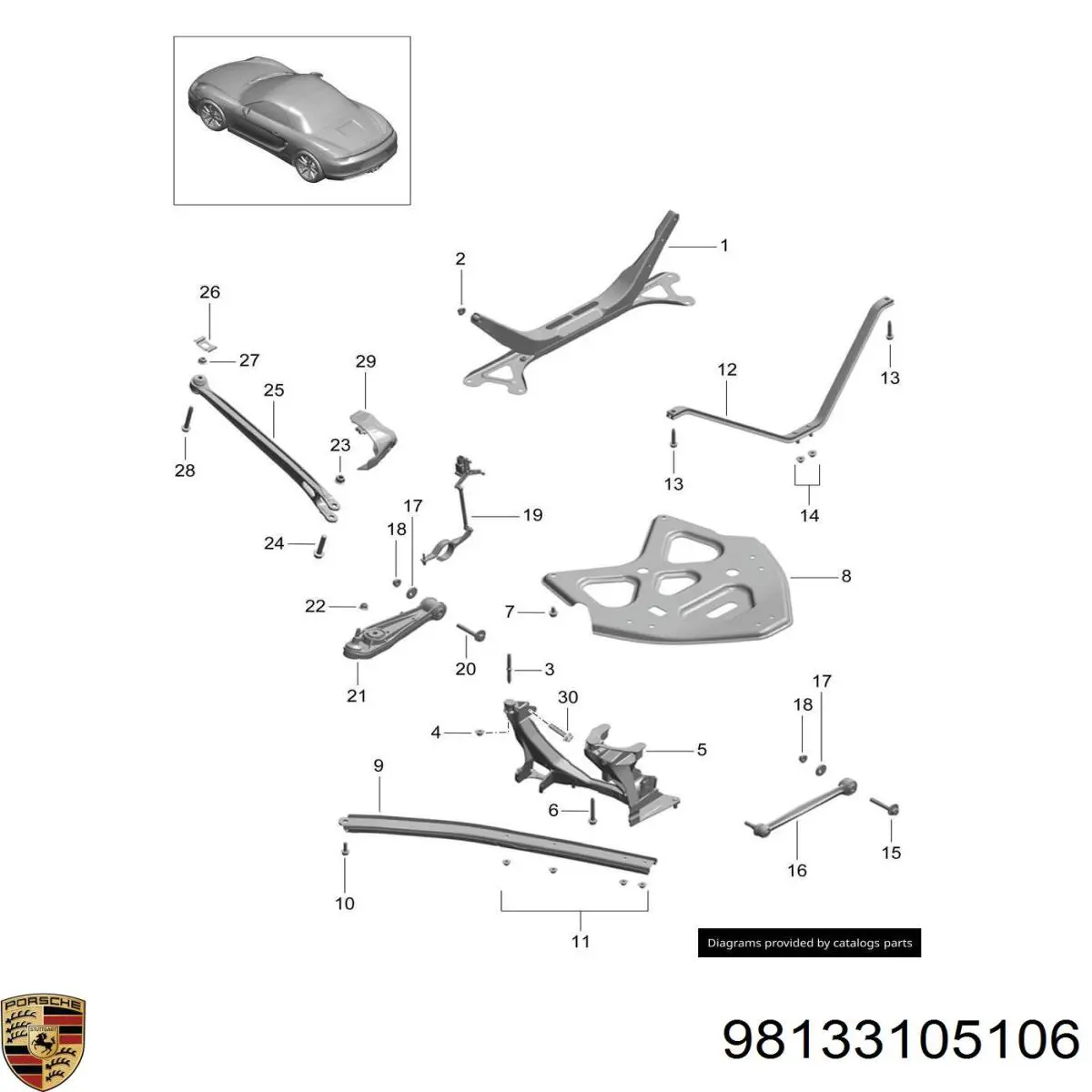 98133105106 Porsche 