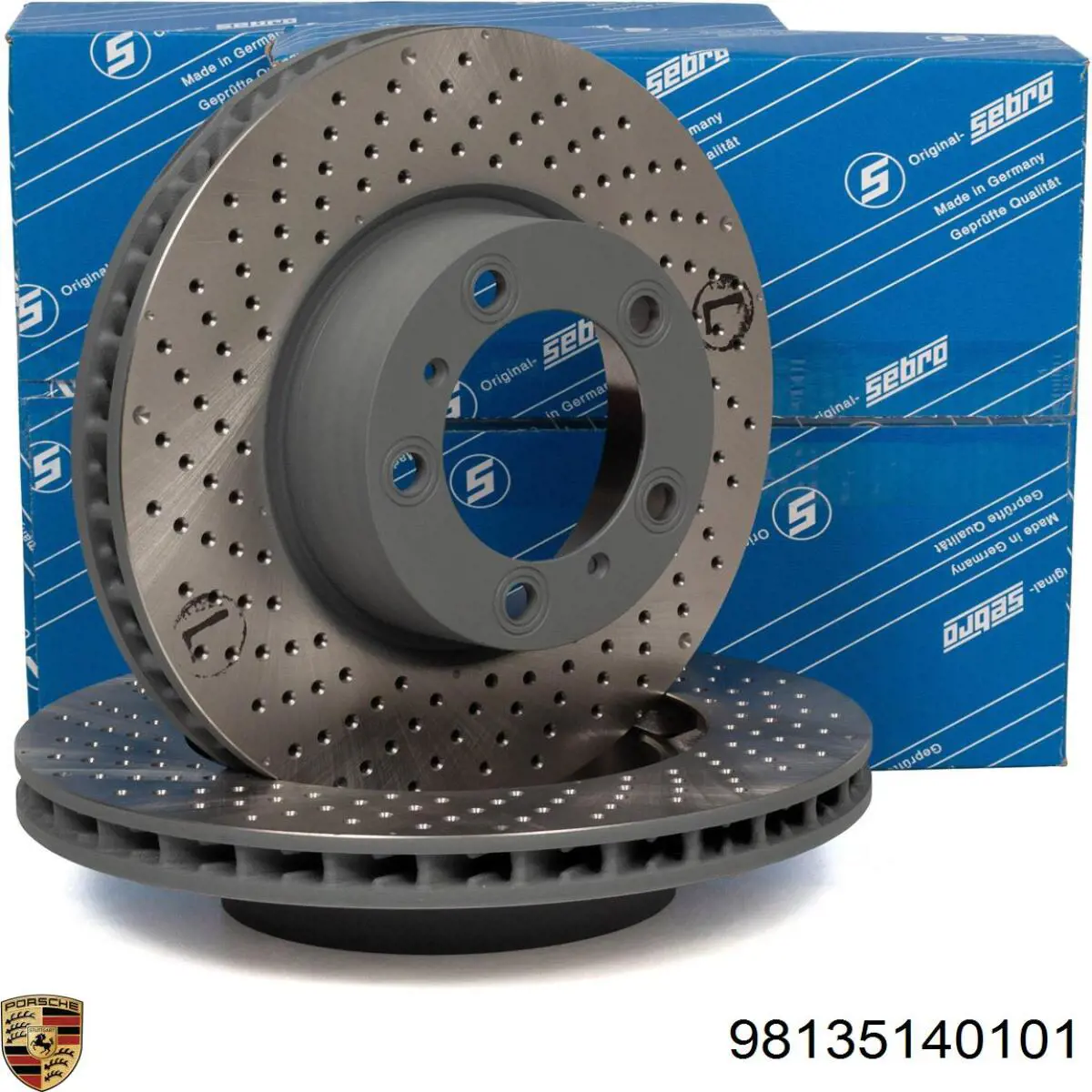 Тормоз дисковый передний Porsche 98135140101 цена, от 146.30 USD