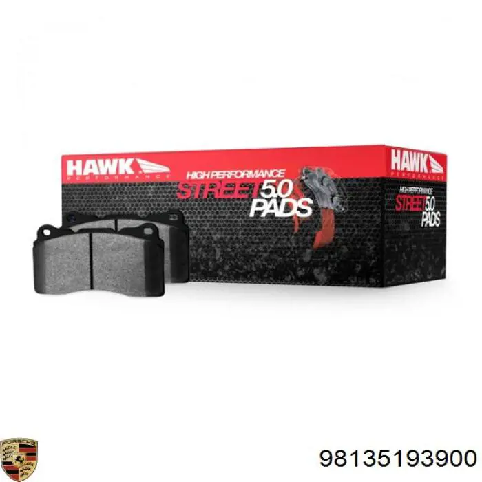 Колодки Porsche 98135193900 цена, от 64.97 USD