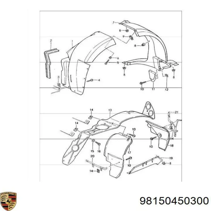  Porsche 98150450300 цена, от 6279.00 UAH