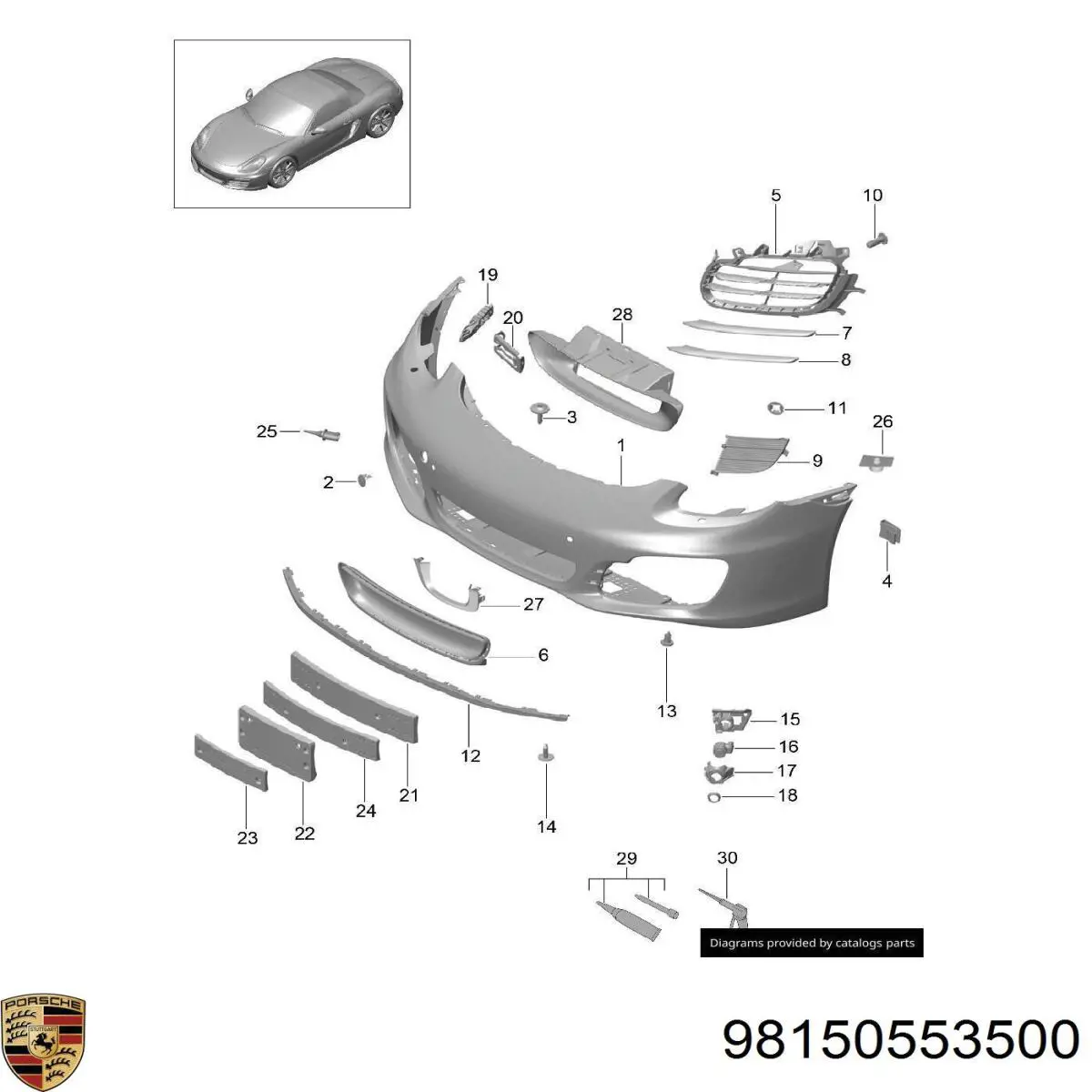 98150553500 Porsche 