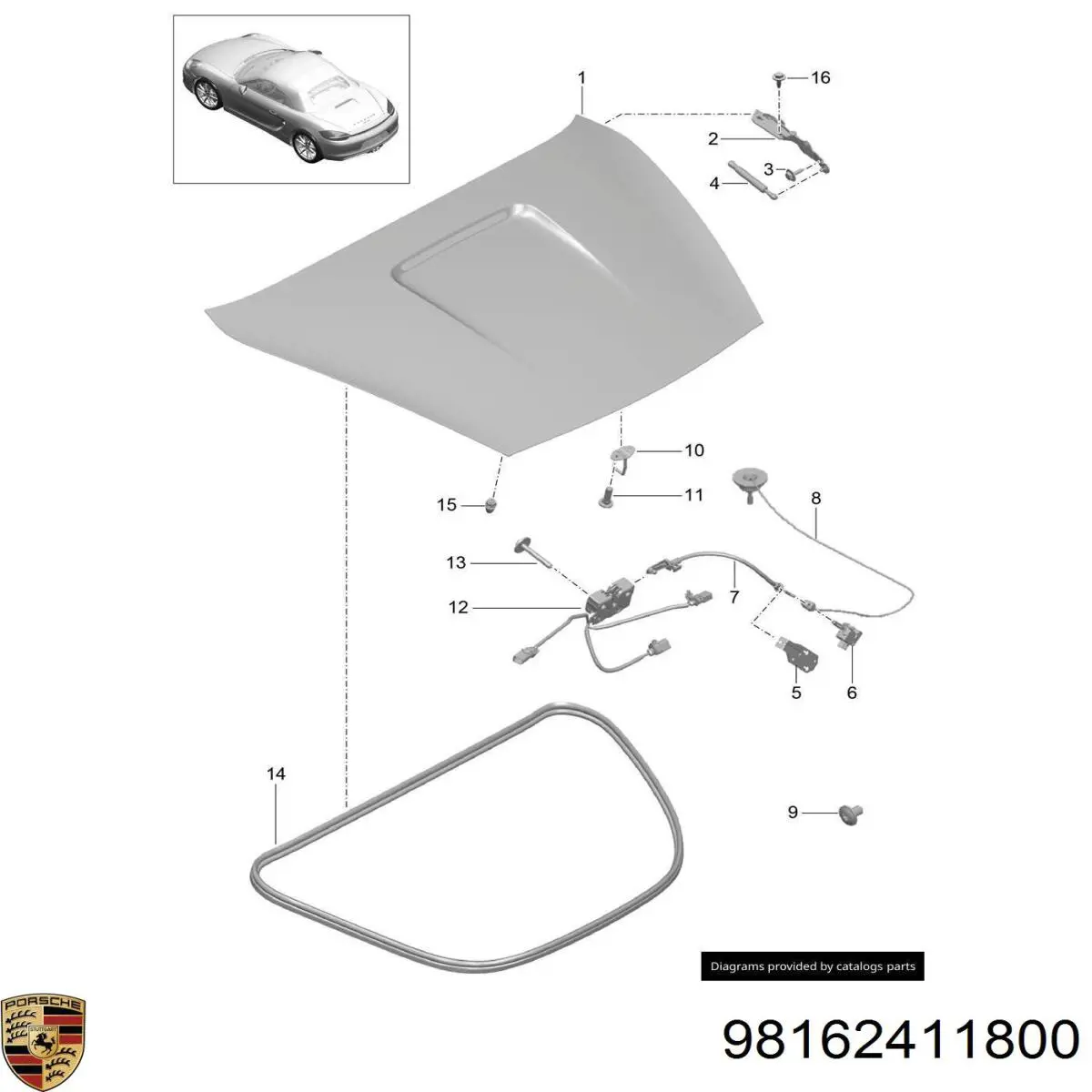 98162411800 Porsche 