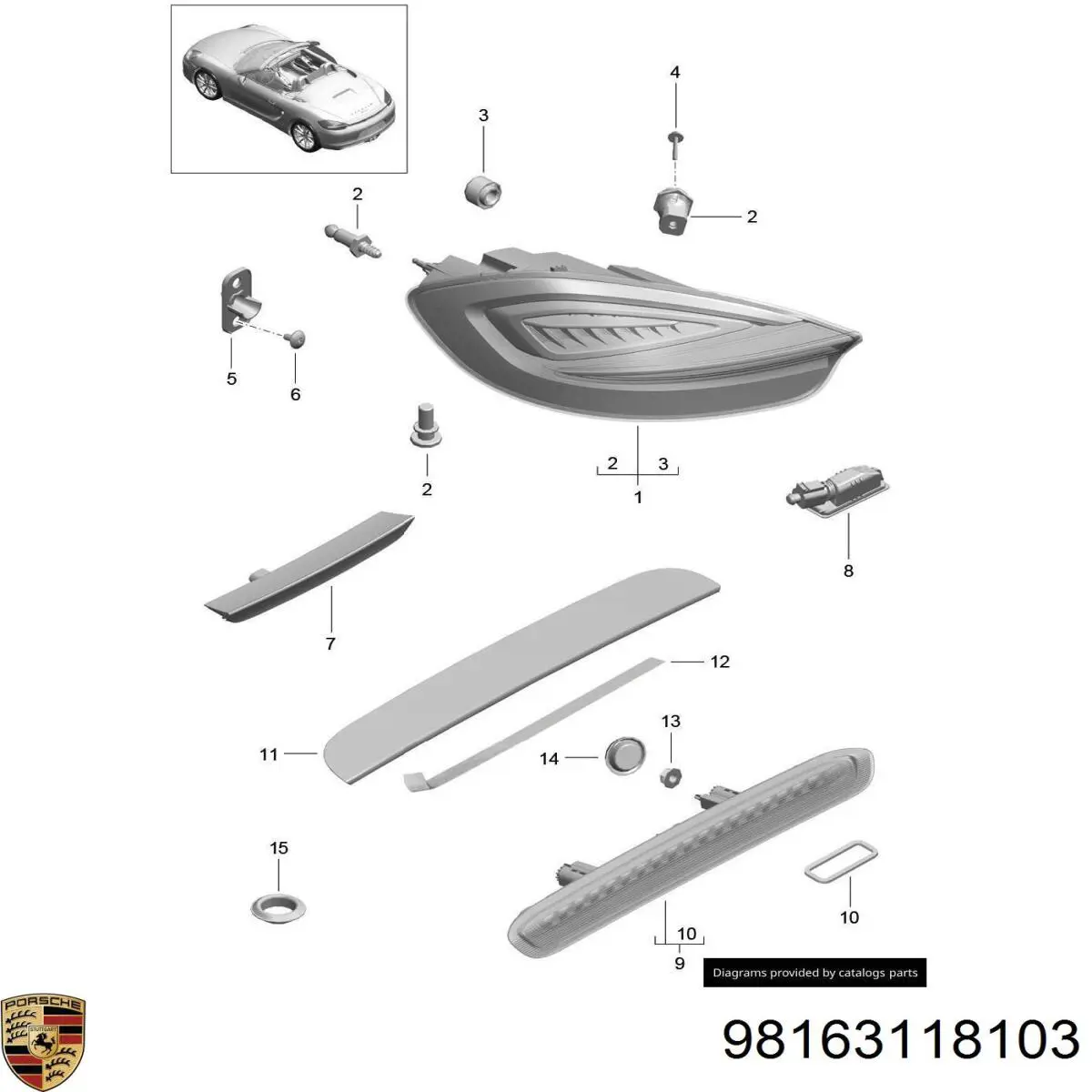 98163118103 Porsche 