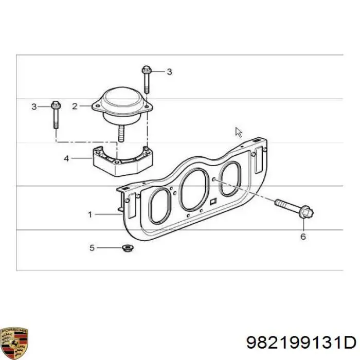 Купить 982199131D Porsche 