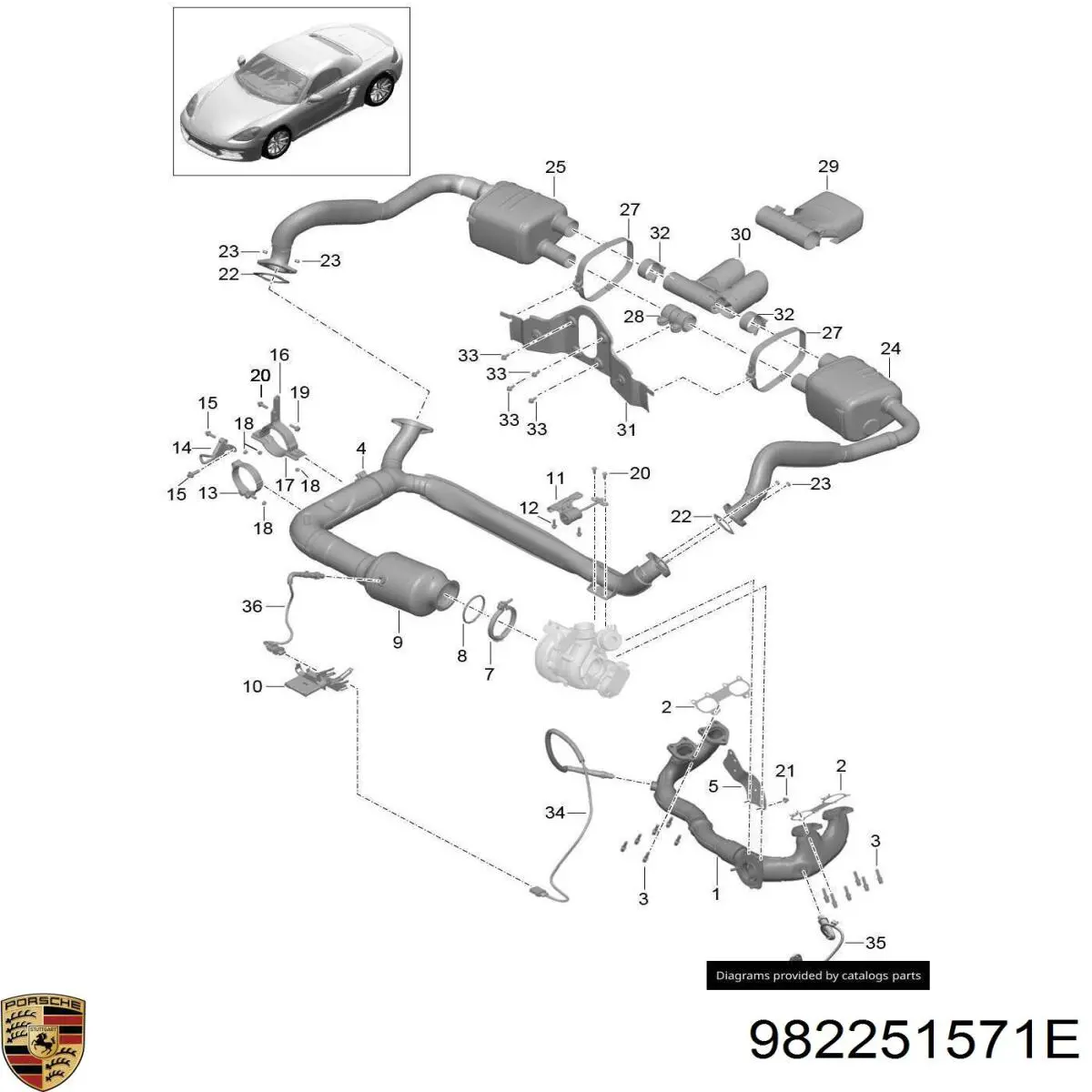 982251571E Porsche 