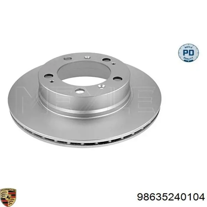 Задний тормозной диск Porsche 98635240104 цена, от 211.52 USD