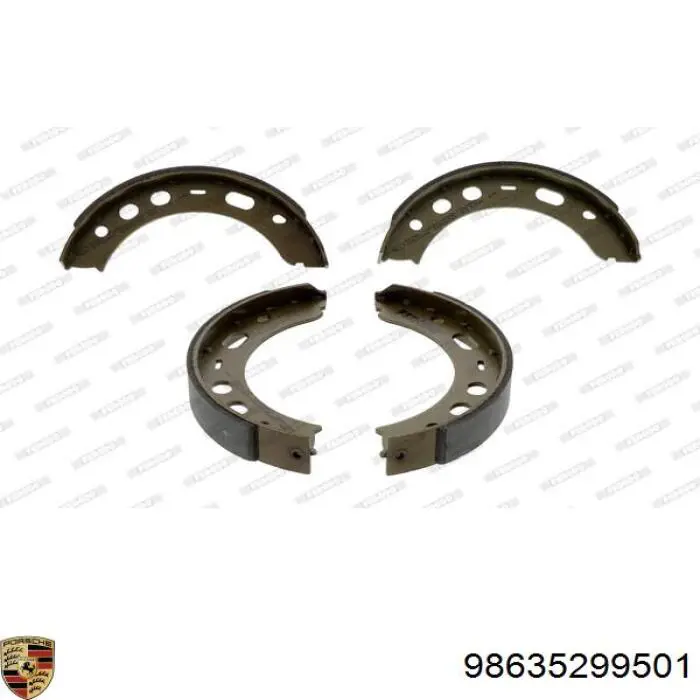 Колодки ручника 99735299301 Porsche