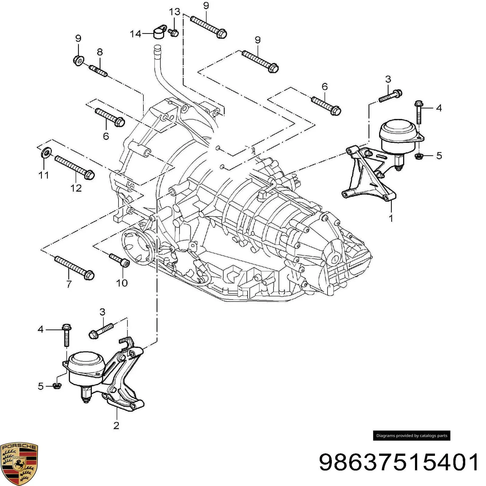  Porsche 98637515401 цена, от 412.98 USD