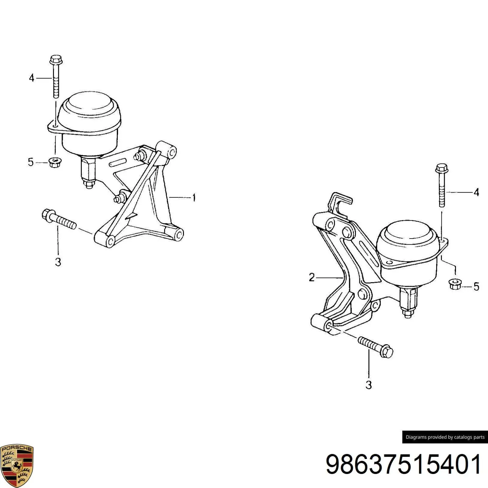 98637515401 Porsche 