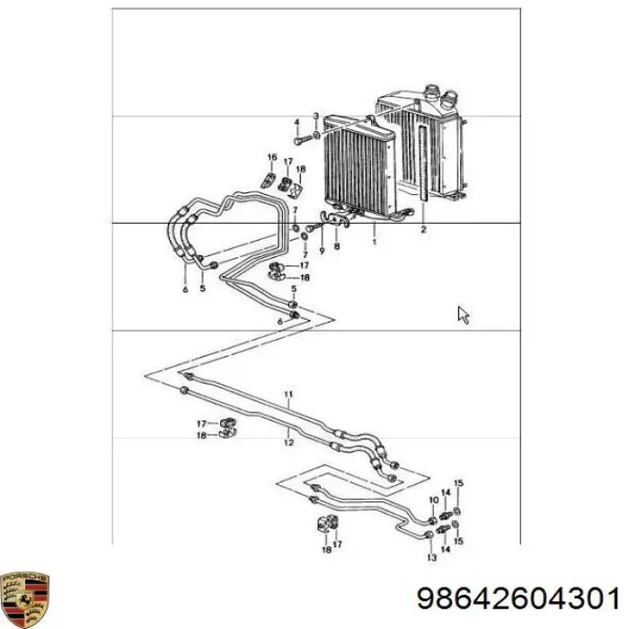 98642604301 Porsche 