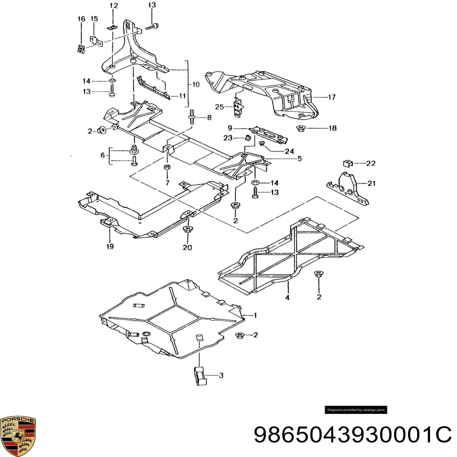  9865043930001C Porsche