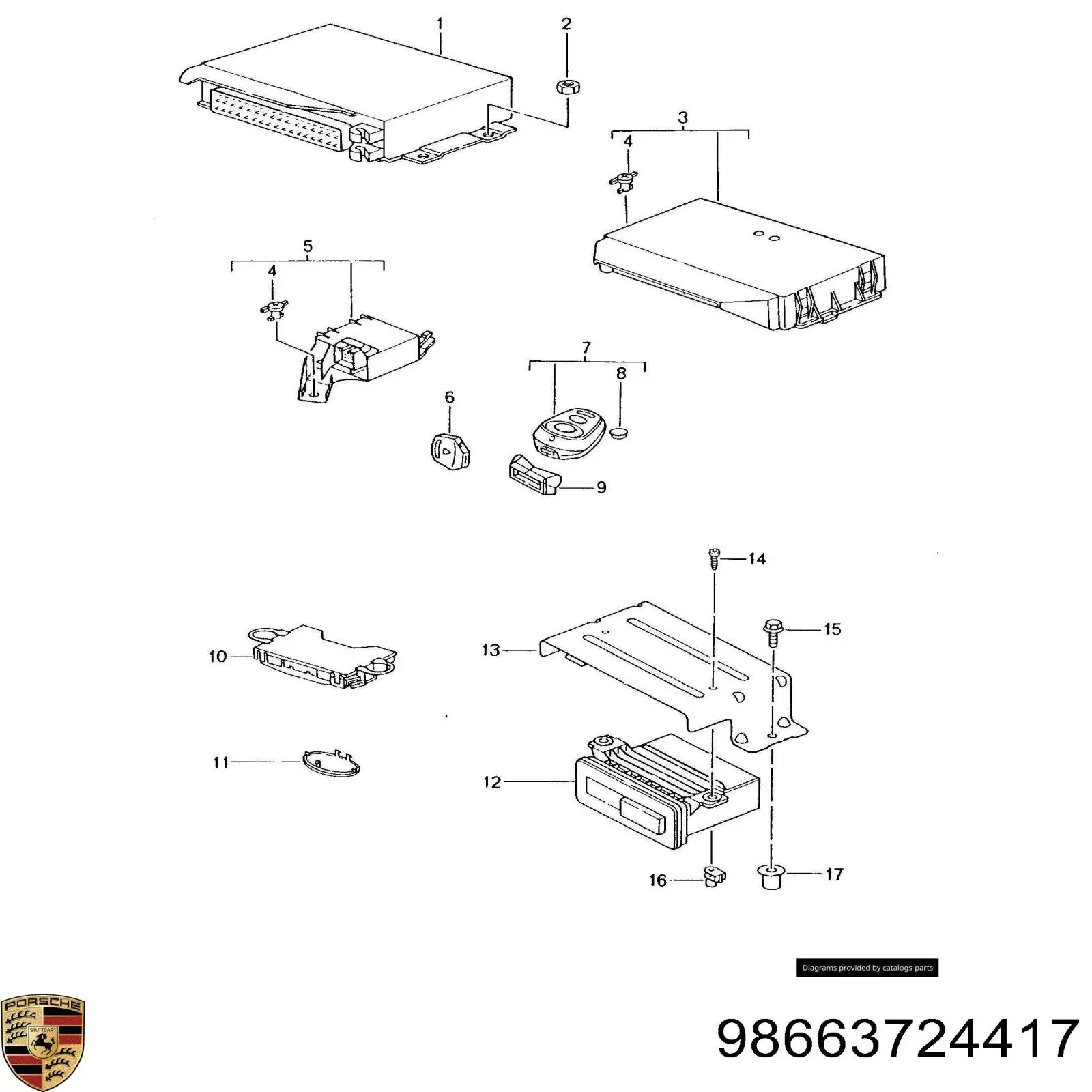 98663724417 Porsche 