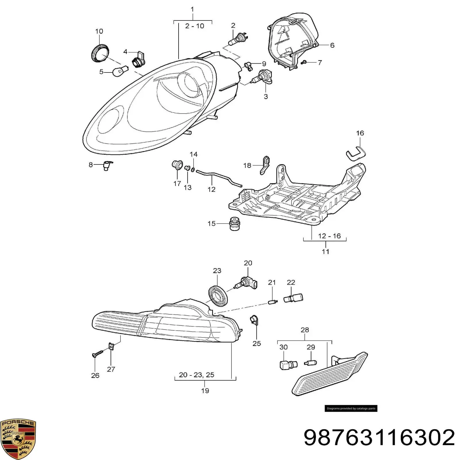 98763116303 Porsche 